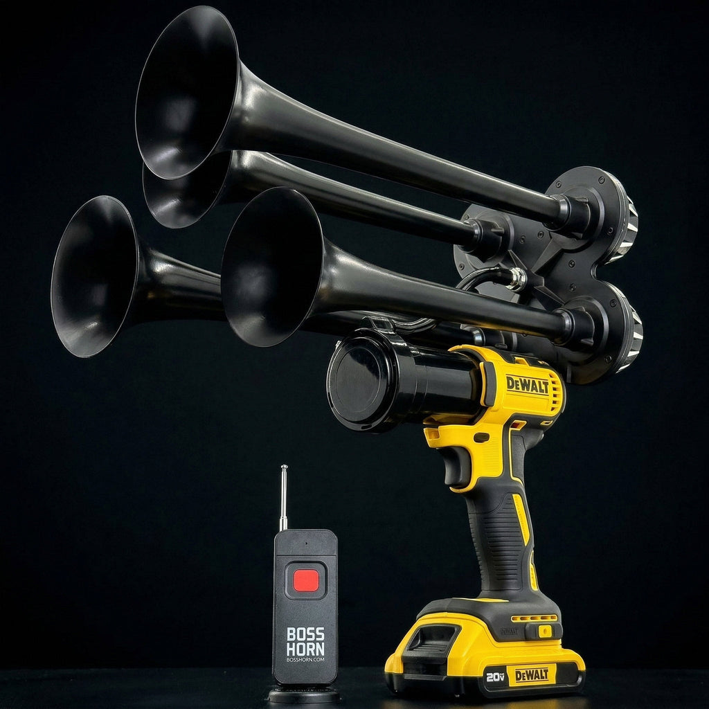 DeWalt Train Horn - Boss Series (New 2026 Model) - BossHorn - dark