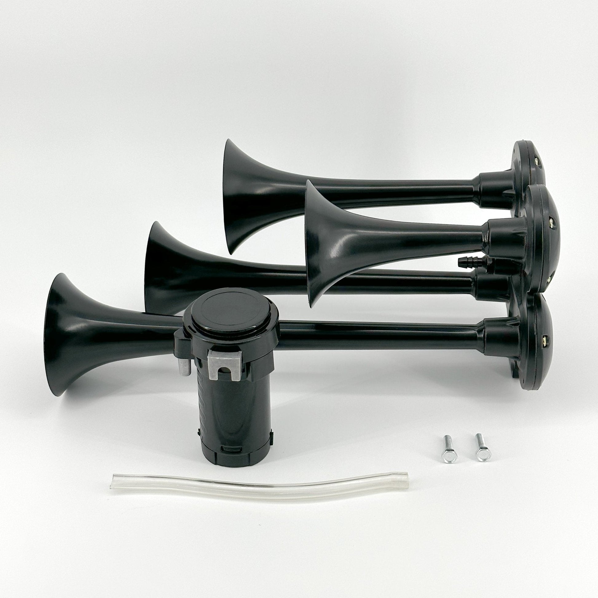 DIY Impact Train Horn Kit with 4 Trumpets - up to 150db - BossHorn