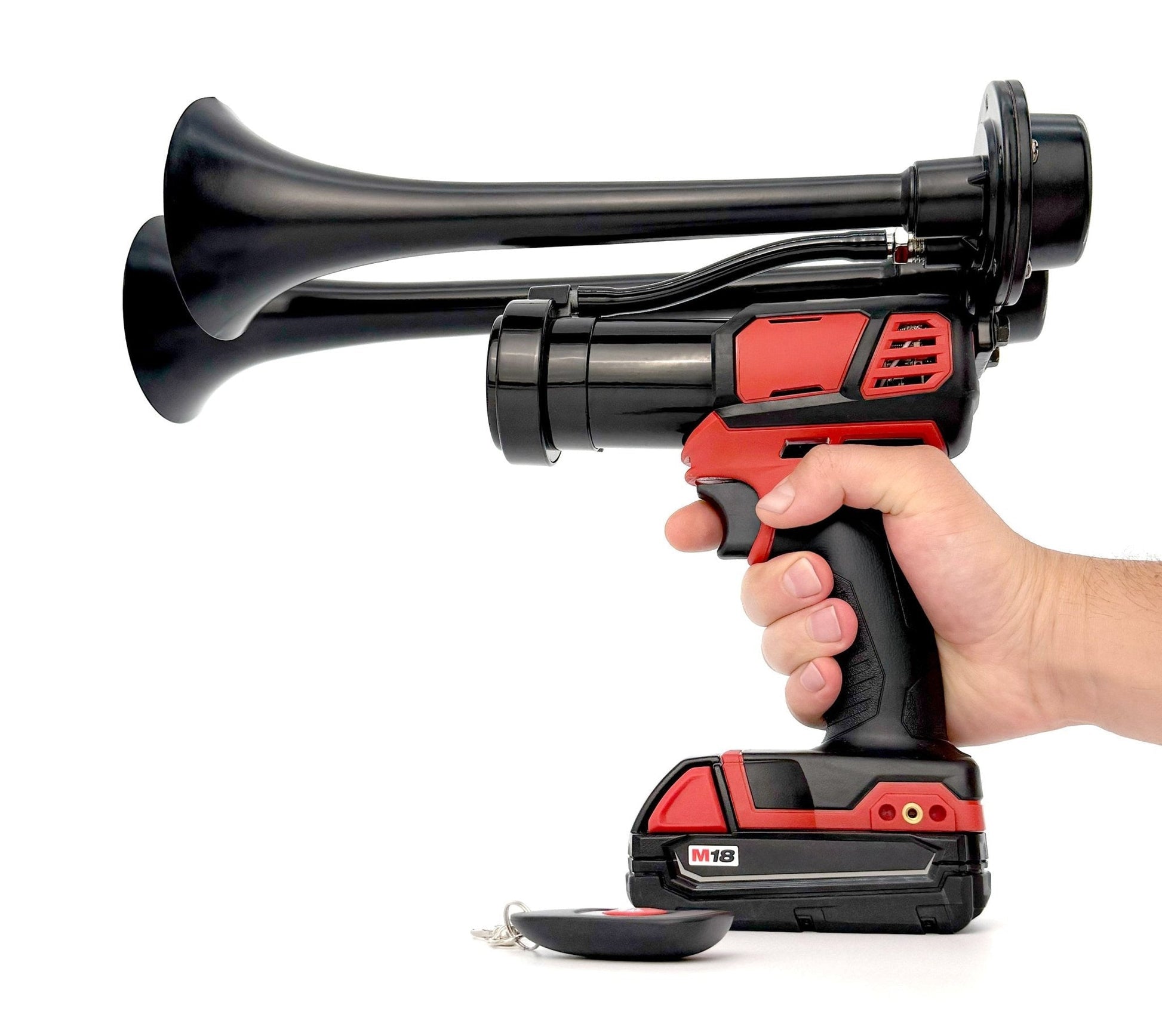 Dual Train Horn for Milwaukee® 18v Battery - BossHorn