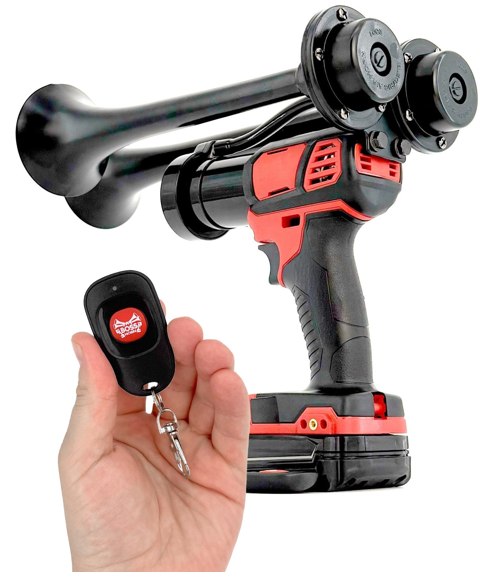 Dual Train Horn for Milwaukee® 18v Battery - BossHorn