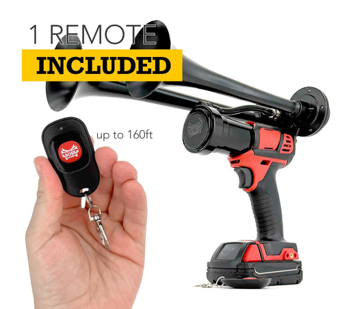 Dual Train Horn for Milwaukee® 18v Battery - BossHorn