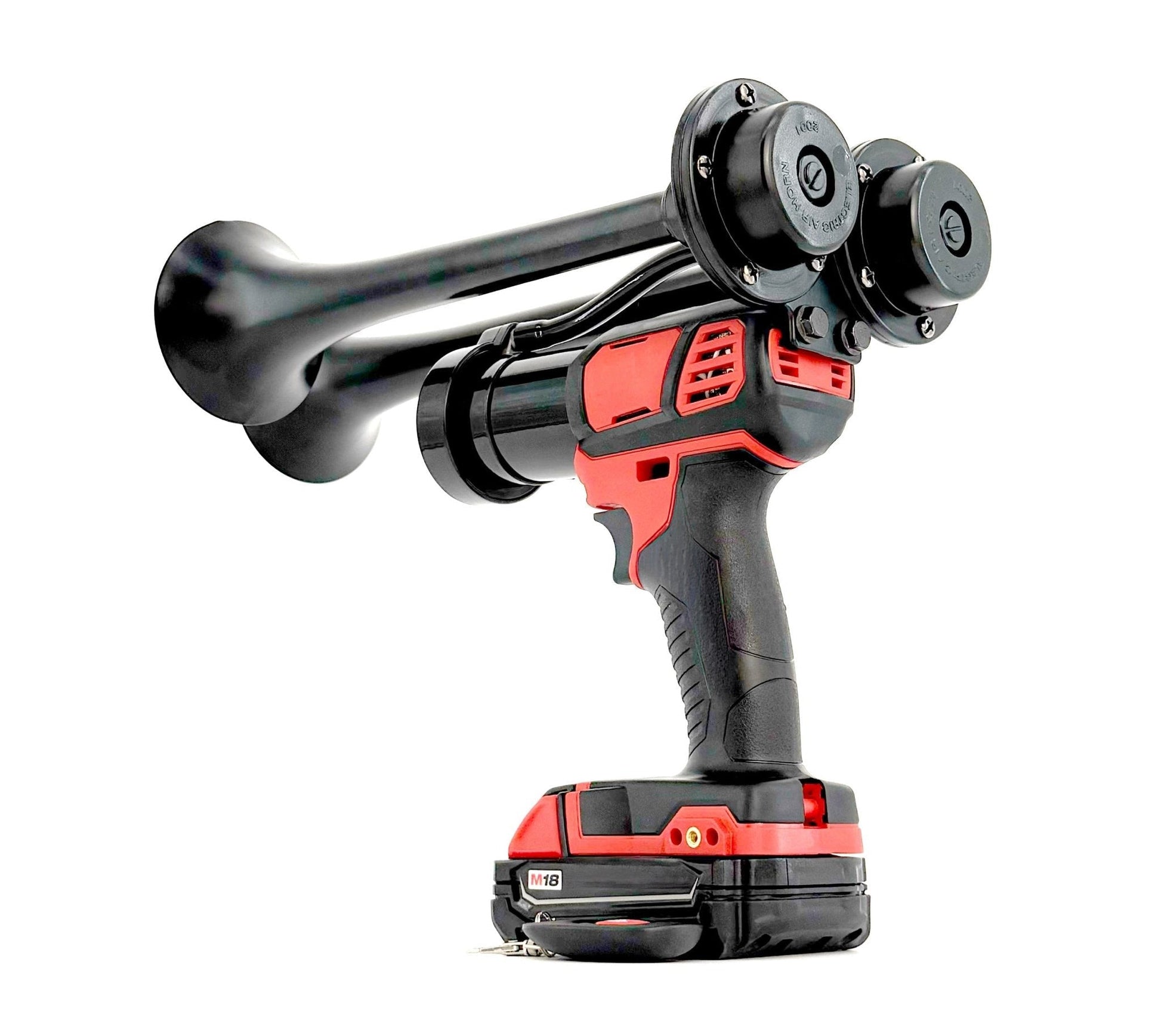 Dual Train Horn for Milwaukee® 18v Battery - BossHorn