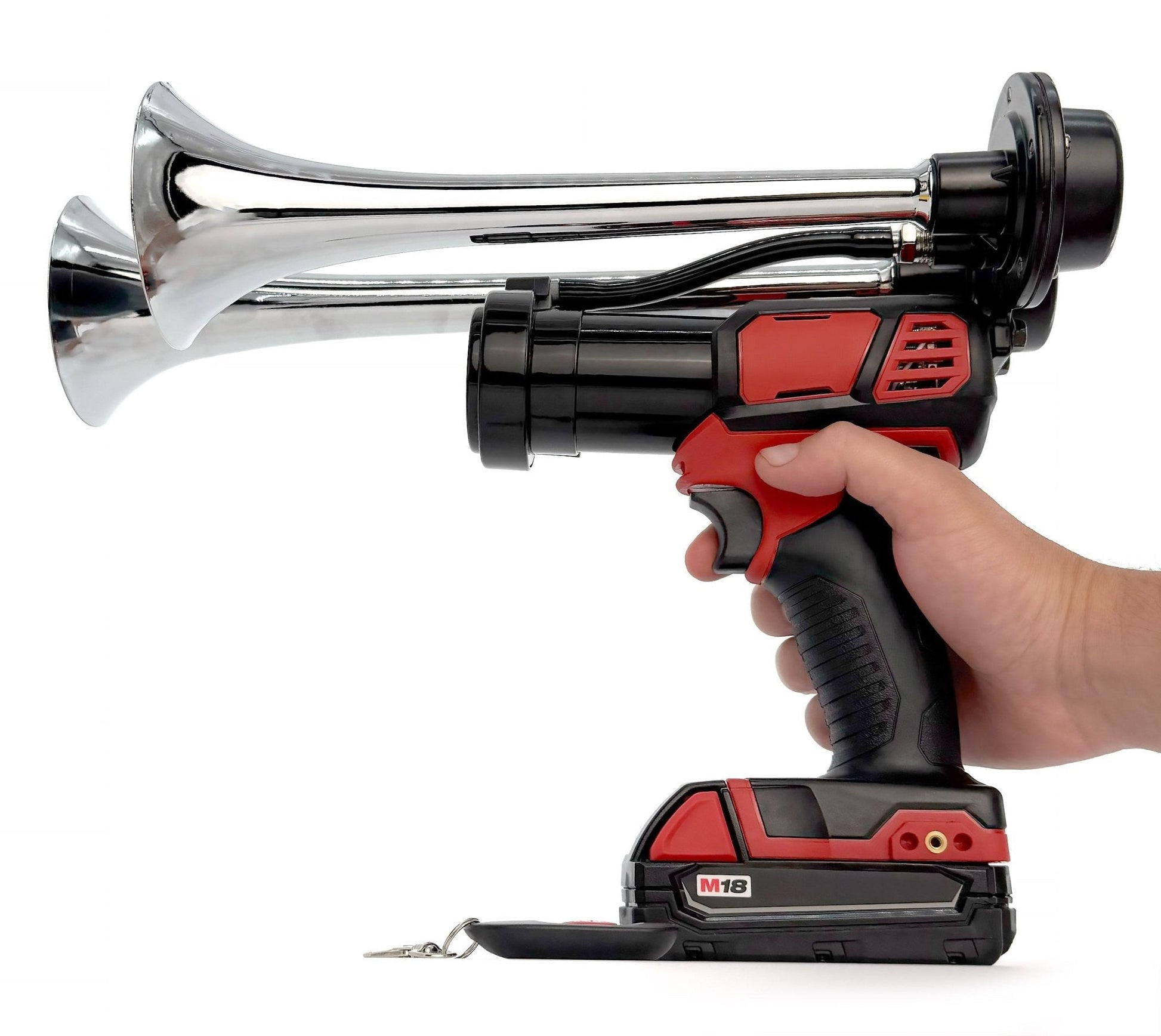 Dual Train Horn for Milwaukee® 18v Battery - BossHorn