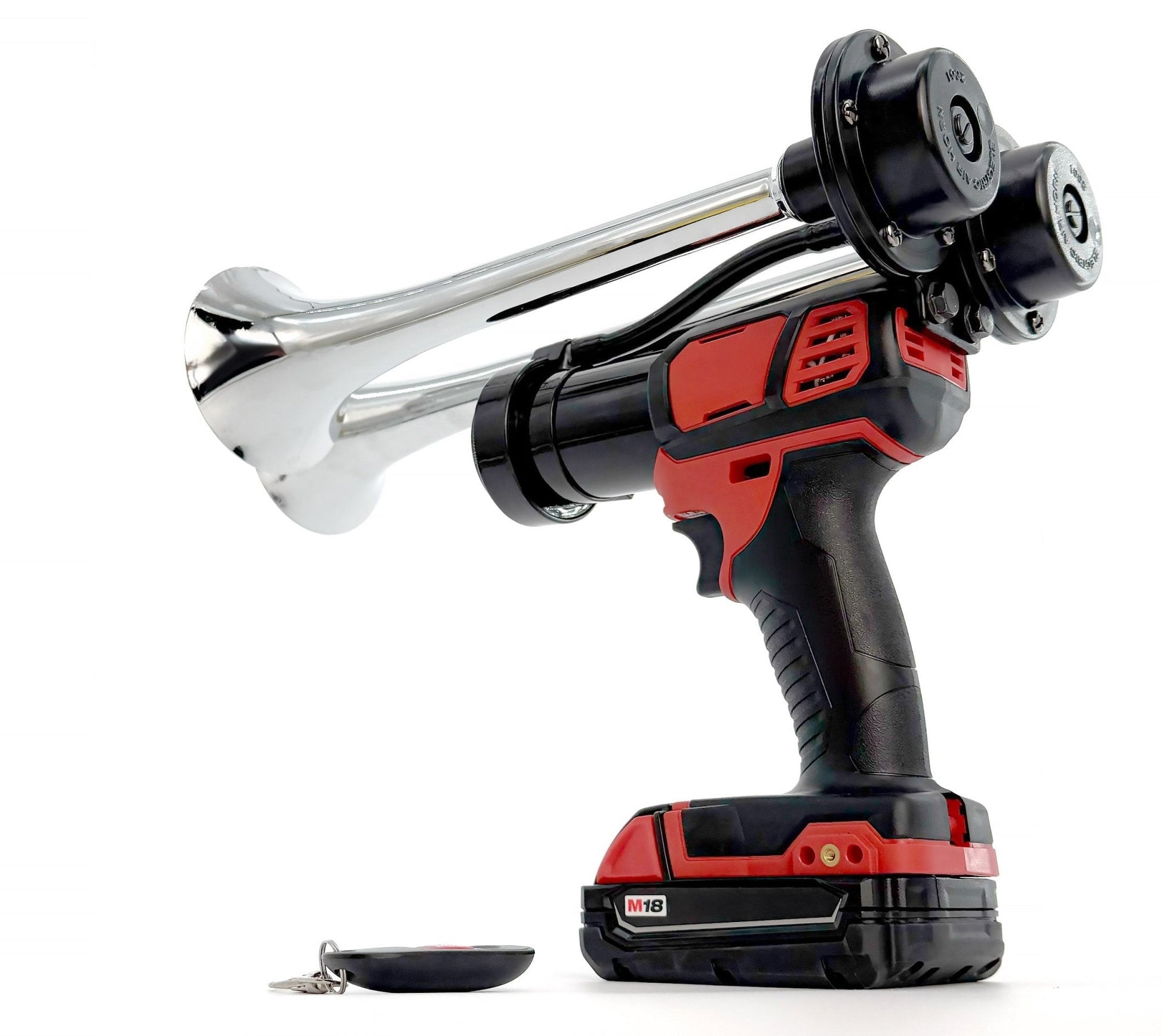 Dual Train Horn for Milwaukee® 18v Battery - BossHorn