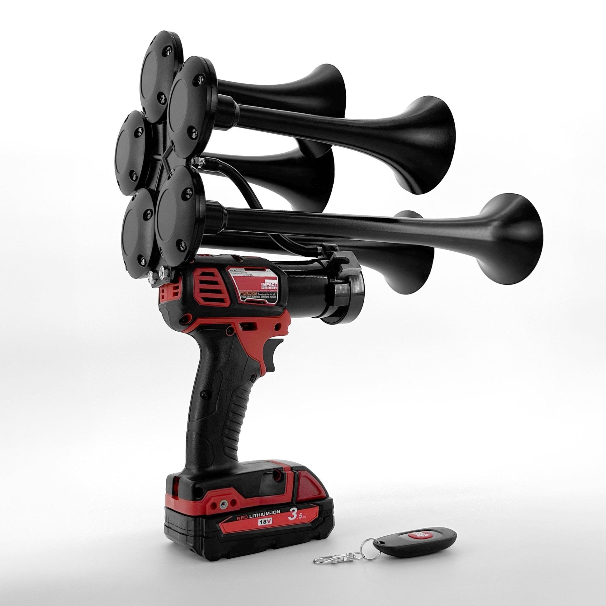 Quintuple Train Horn for Milwaukee® 18v Battery