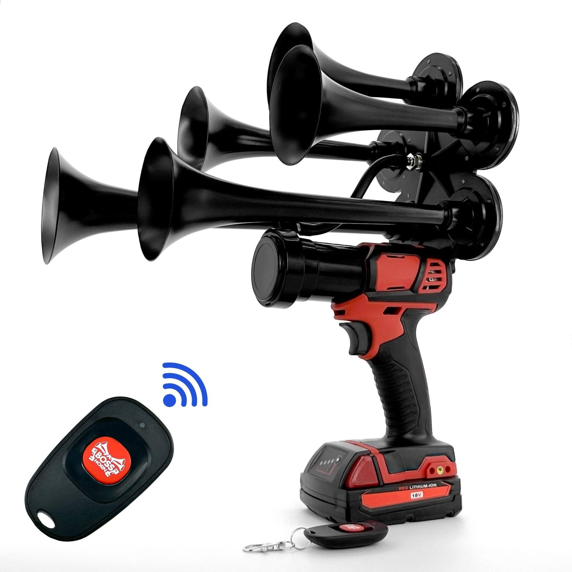 Quintuple Train Horn for Milwaukee® 18v Battery