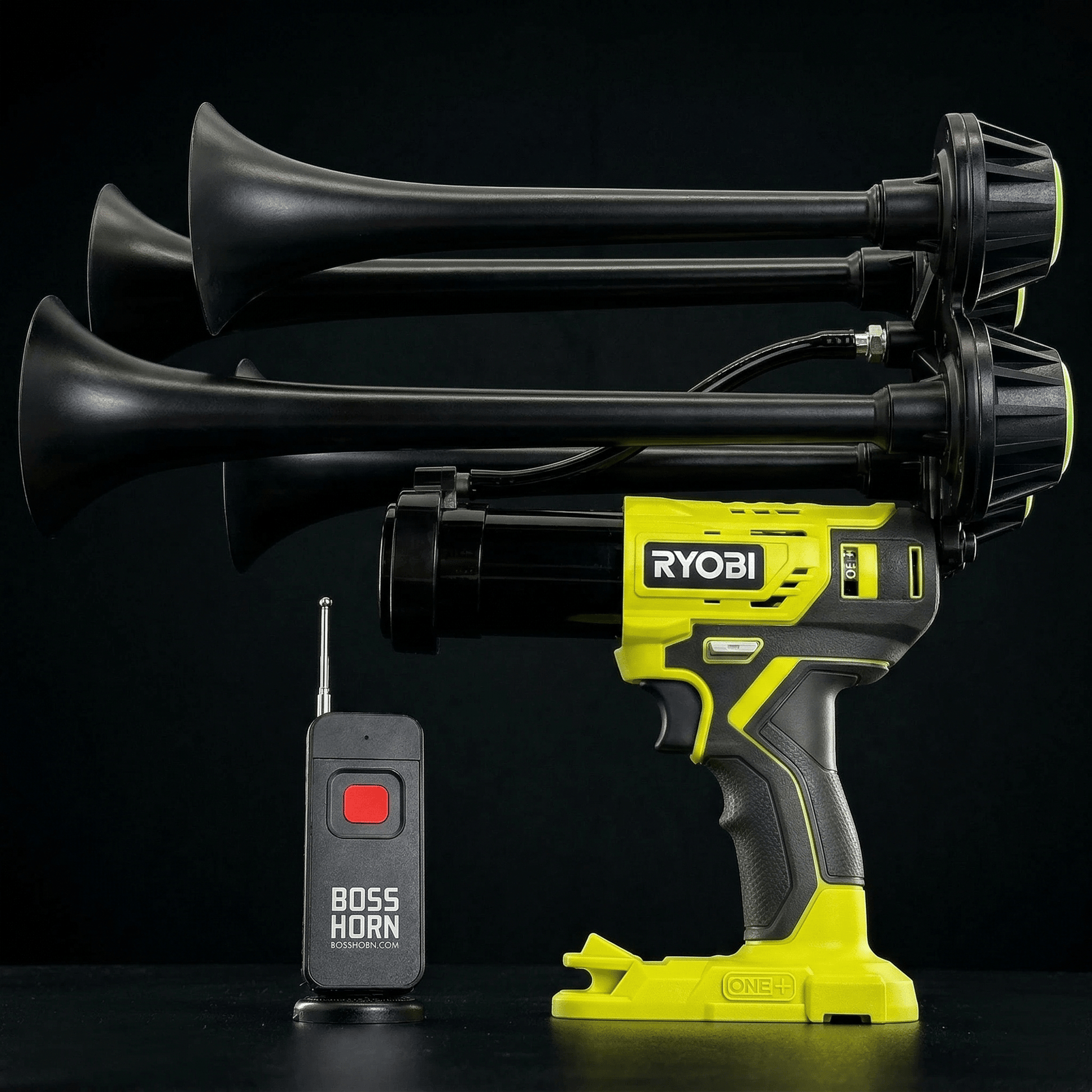 Ryobi Train Horn - Boss Series (New 2026 Model) - BossHorn  dark