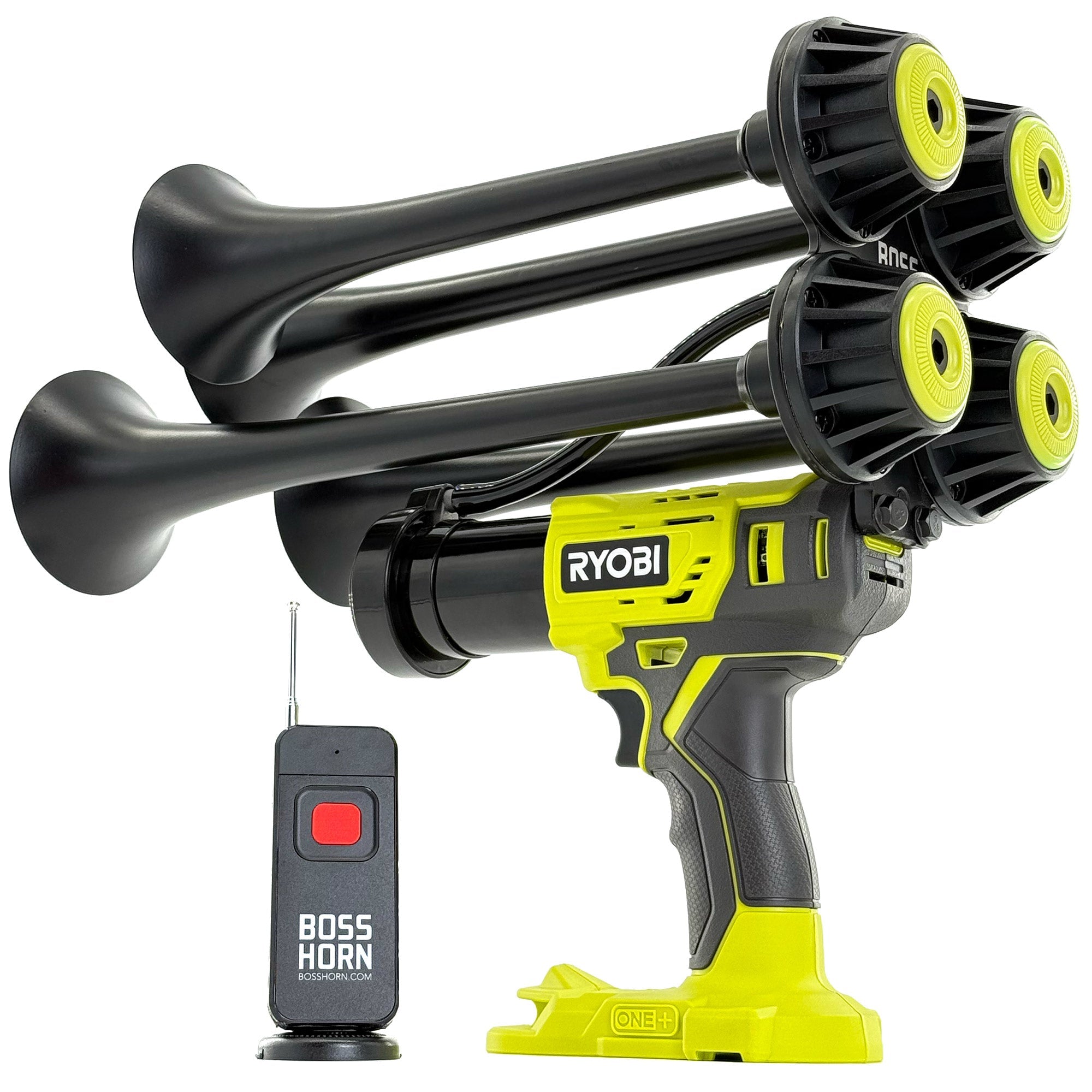 Boss Train Horn for Ryobi® 18V — 150 dB, 300 Ft Remote – Milwaukee