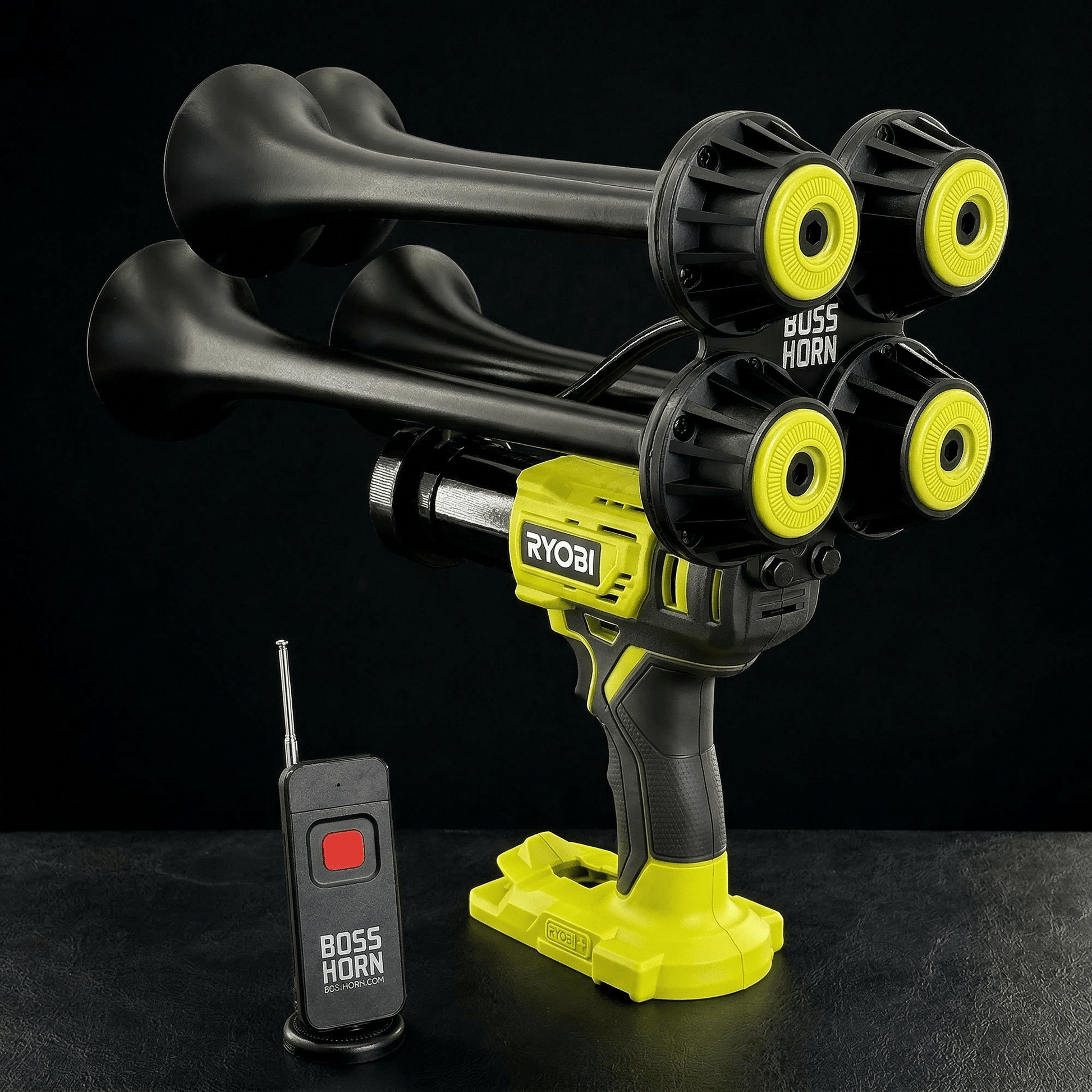Ryobi Train Horn - Boss Series (New 2026 Model) - BossHorn dark